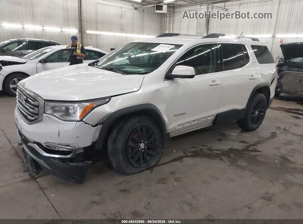 1GKKNMLS3KZ209511 2019 GMC ACADIA White Vista tres cuartos delantera izquierda