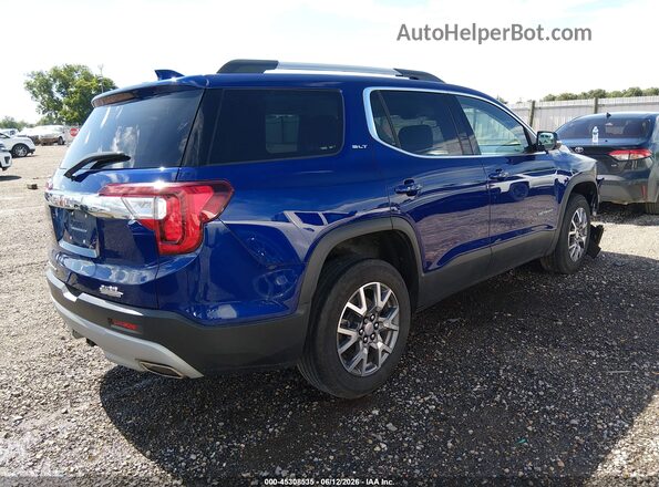 1GKKNMLS4PZ133496 2023 GMC ACADIA Blue Задня права чверть