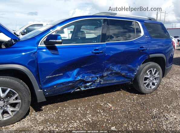 1GKKNMLS4PZ133496 2023 GMC ACADIA Blue Вид спереду