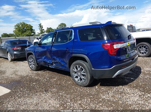 1GKKNMLS4PZ133496 2023 GMC ACADIA Blue Задня ліва чверть