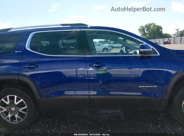 1GKKNMLS4PZ133496 2023 GMC ACADIA Blue Вид задньої частини салону