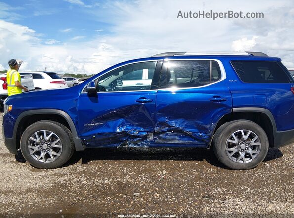 1GKKNMLS4PZ133496 2023 GMC ACADIA Blue Панорамний вид салону 360°