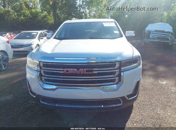 1GKKNMLS6MZ147282 2021 GMC ACADIA Белый Вид задней части салона