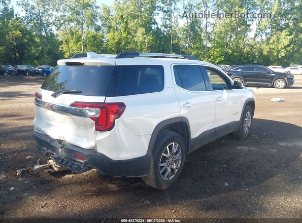 1GKKNMLS6MZ147282 2021 GMC ACADIA Белый Задняя правая четверть