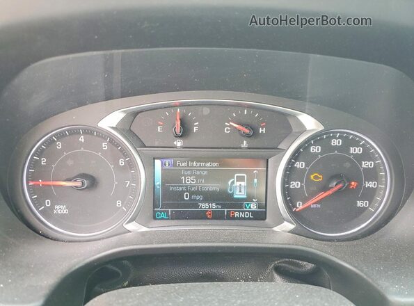 1GKKNMLS7KZ226053 2019 GMC ACADIA Blue Սարքավորումների վահանակի տեսք