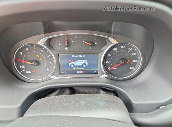 1GKKNMLS7PZ260565 2023 GMC ACADIA White Widok zestawu wskaźników