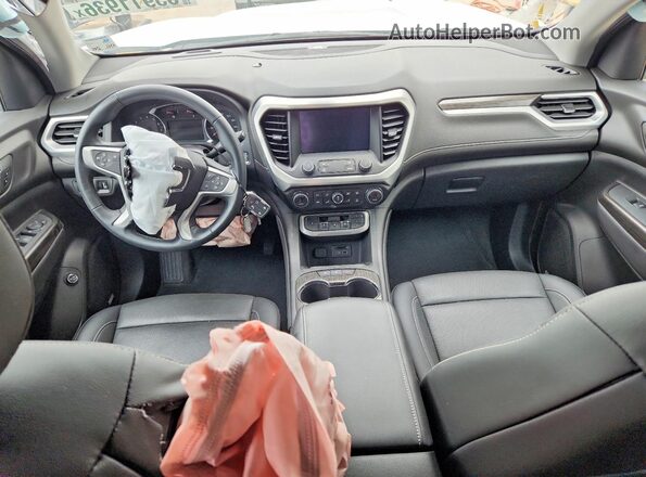1GKKNMLS7PZ260565 2023 GMC ACADIA White Widok deski rozdzielczej