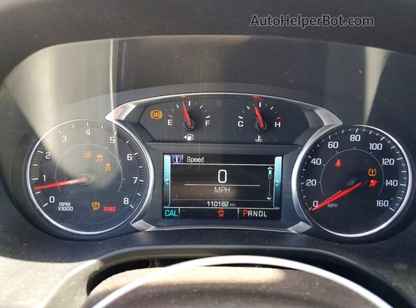 1GKKNMLS8HZ129727 2017 GMC ACADIA Black Instrument cluster view