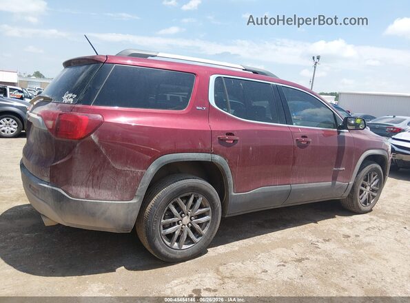 1GKKNMLS8HZ212316 2017 GMC ACADIA Red Widok wnętrza z tyłu