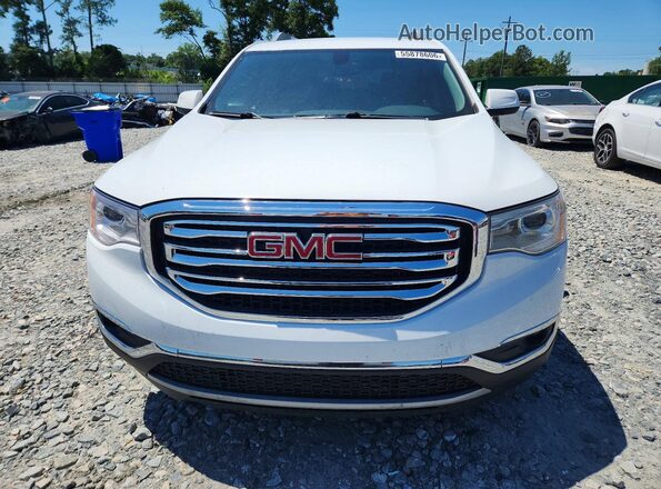 1GKKNMLS8KZ212596 2019 GMC ACADIA White Widok z przodu