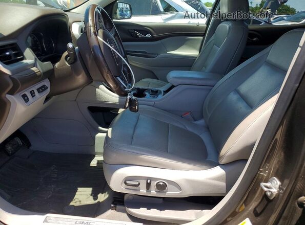 1GKKNMLS8LZ222546 2020 GMC ACADIA Maroon წინა სალონის ხედი