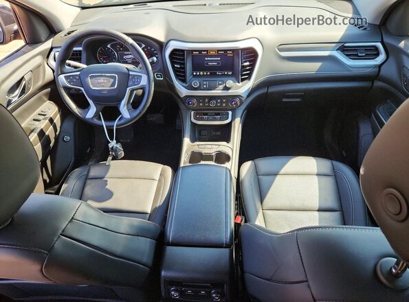 1GKKNMLS9PZ260793 2023 GMC ACADIA Черный Вид панели приборов