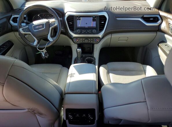 1GKKNMLSXJZ236428 2018 GMC ACADIA Красный Вид панели приборов