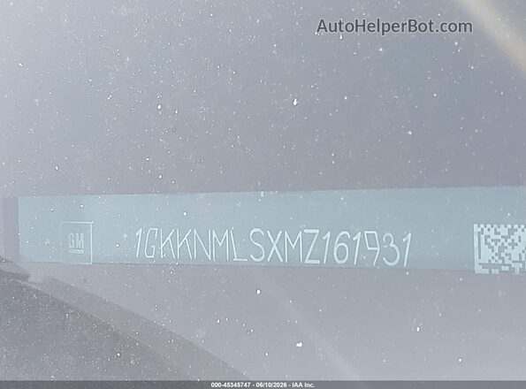 1GKKNMLSXMZ161931 2021 GMC ACADIA Белый Вид подкапотного пространства