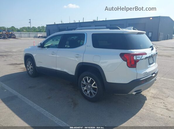 1GKKNMLSXMZ161931 2021 GMC ACADIA Белый Задняя левая четверть