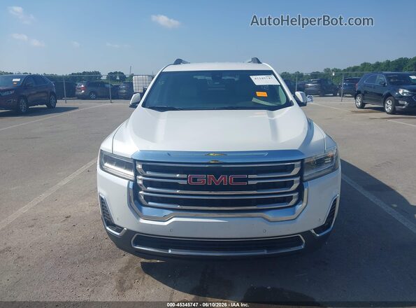 1GKKNMLSXMZ161931 2021 GMC ACADIA Белый Вид щитка приборов
