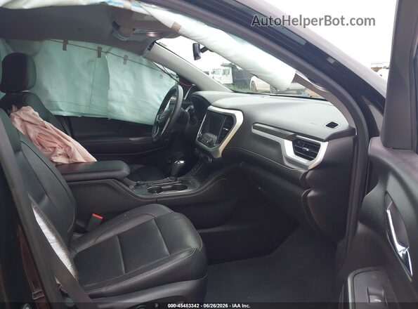 1GKKNNLS1HZ324557 2017 GMC ACADIA Black Widok wnętrza z przodu