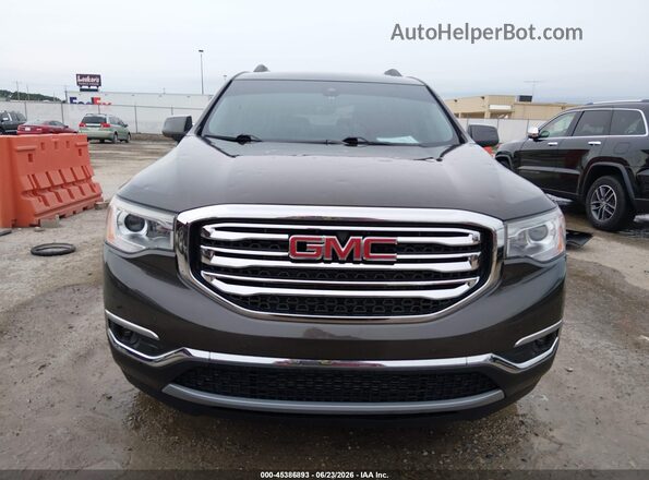 1GKKNNLS1KZ195839 2019 GMC ACADIA Brown Widok zestawu wskaźników