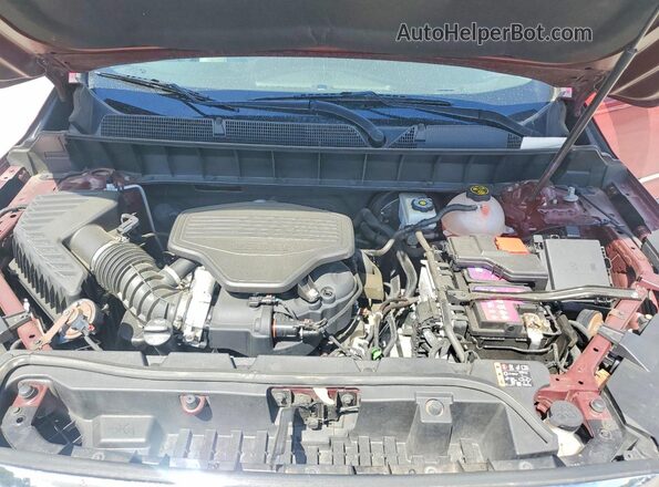 1GKKNNLS2KZ259550 2019 GMC ACADIA Burgundy Շարժիչի բաժամունքի տեսք