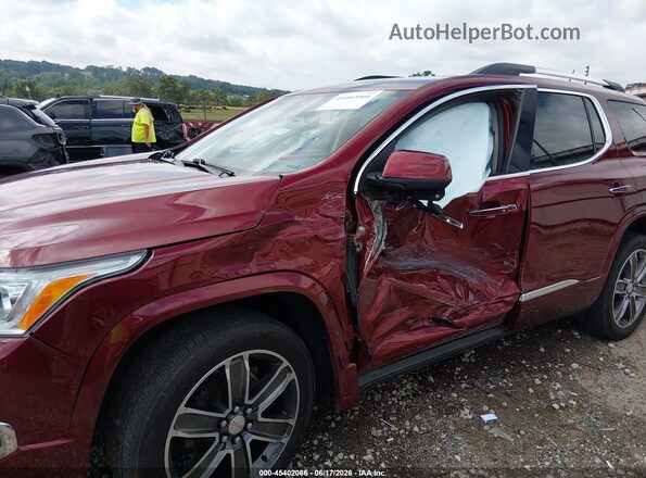 1GKKNPLS2JZ158308 2018 GMC ACADIA Burgundy Widok z przodu