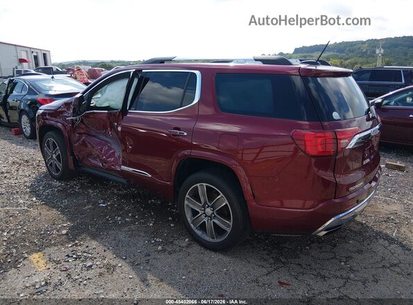 1GKKNPLS2JZ158308 2018 GMC ACADIA Burgundy Tył lewy