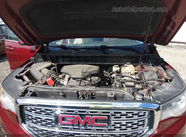 1GKKNPLS2JZ158308 2018 GMC ACADIA Burgundy Widok z tyłu