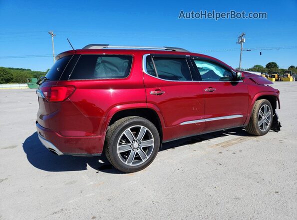 1GKKNPLS2JZ194922 2018 GMC ACADIA Red 