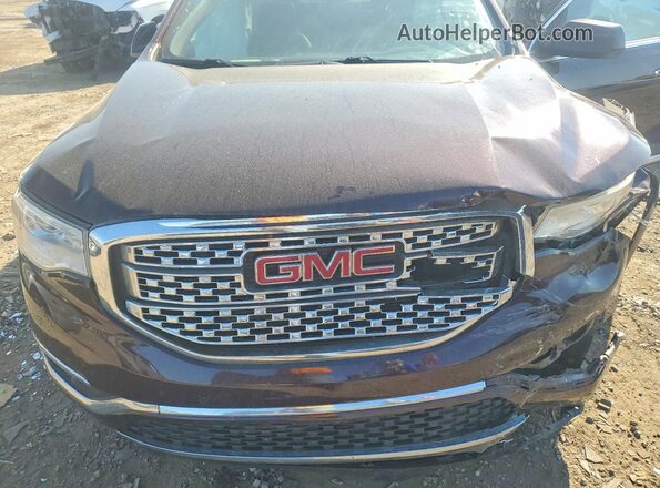 1GKKNPLS2JZ206907 2018 GMC ACADIA Maroon 