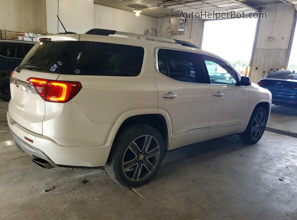 1GKKNPLS4HZ159454 2017 GMC ACADIA Белый Задняя правая четверть