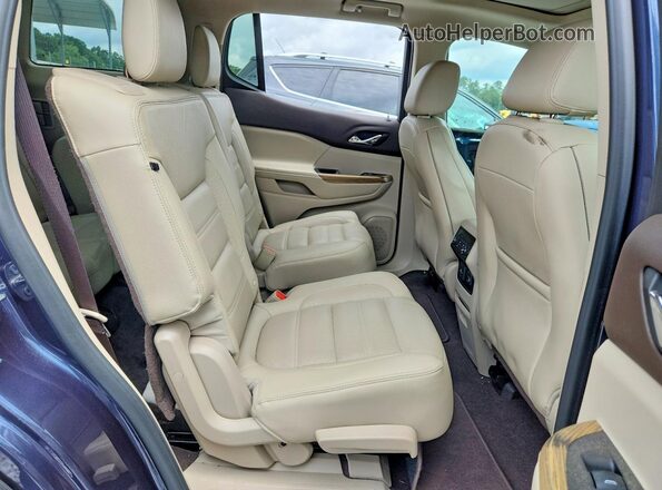 1GKKNPLS4KZ130446 2019 GMC ACADIA Blue Vista interior trasera