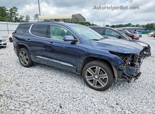 1GKKNPLS4KZ130446 2019 GMC ACADIA Blue Delantero derecho