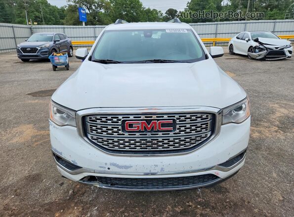 1GKKNPLS5KZ178148 2019 GMC ACADIA White Front view
