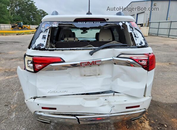 1GKKNPLS5KZ178148 2019 GMC ACADIA White Rear view