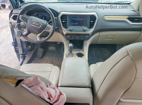 1GKKNPLS7JZ126891 2018 GMC ACADIA Gray Widok deski rozdzielczej