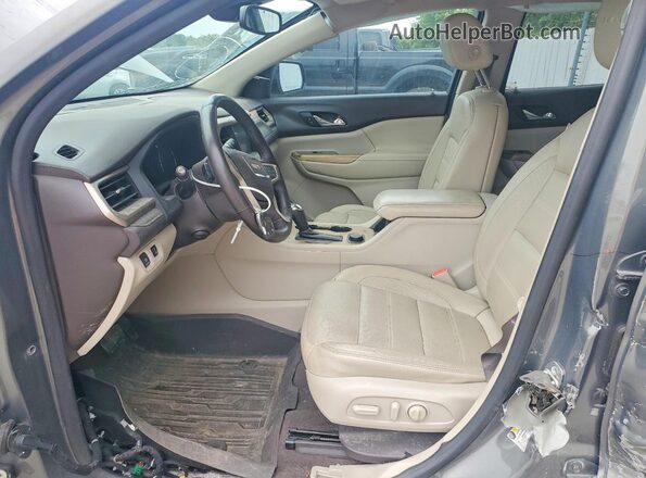 1GKKNPLS7JZ126891 2018 GMC ACADIA Gray Widok wnętrza z przodu