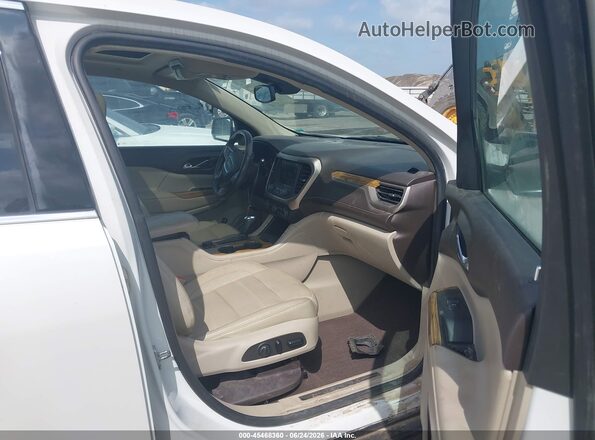 1GKKNPLS8HZ169291 2017 GMC ACADIA White Front interior view