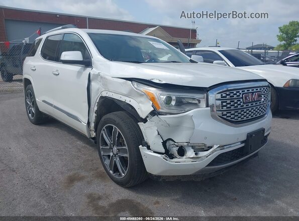 1GKKNPLS8HZ169291 2017 GMC ACADIA White Front view
