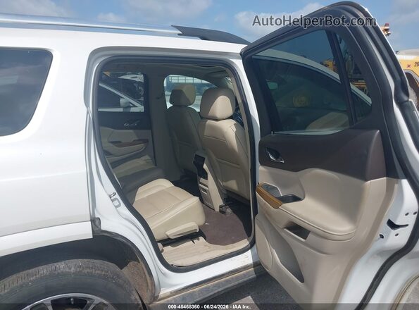 1GKKNPLS8HZ169291 2017 GMC ACADIA White VIN sticker view