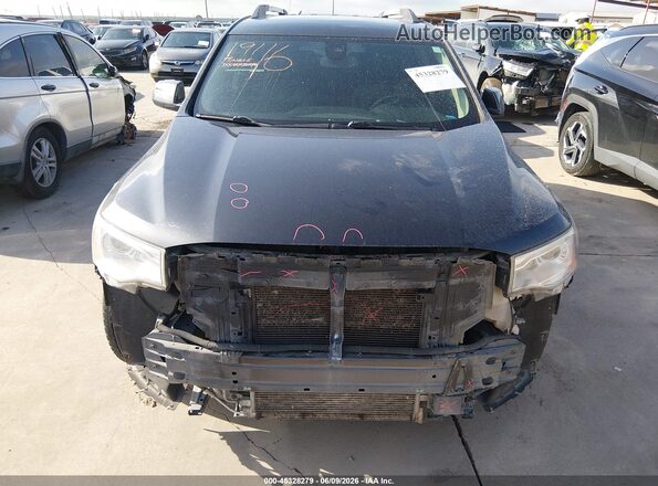 1GKKNPLS8HZ227853 2017 GMC ACADIA Gray Вид задньої частини салону