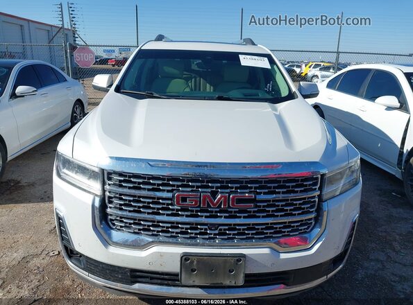 1GKKNPLS8LZ162382 2020 GMC ACADIA Белый Вид щитка приборов