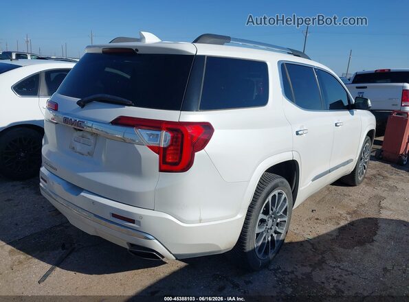 1GKKNPLS8LZ162382 2020 GMC ACADIA Белый Задняя правая четверть
