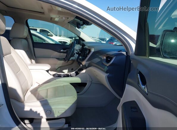 1GKKNPLS8LZ162382 2020 GMC ACADIA Белый Вид салона спереди