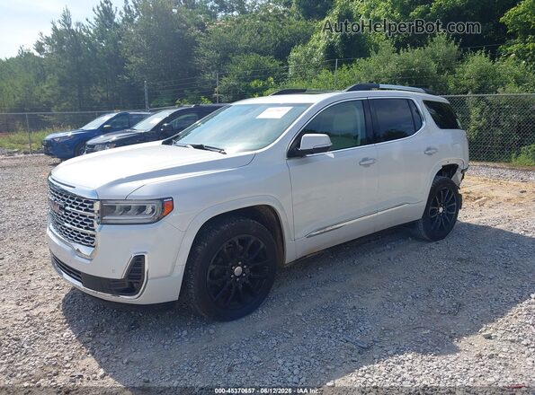 1GKKNPLS8LZ235458 2020 GMC ACADIA Белый Передняя левая четверть