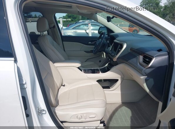 1GKKNPLS8LZ235458 2020 GMC ACADIA Белый Вид салона спереди