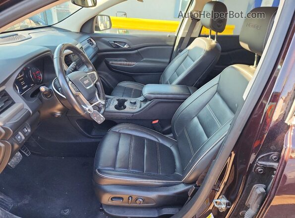 1GKKNPLS8LZ235573 2020 GMC ACADIA Burgundy Вид салону спереду