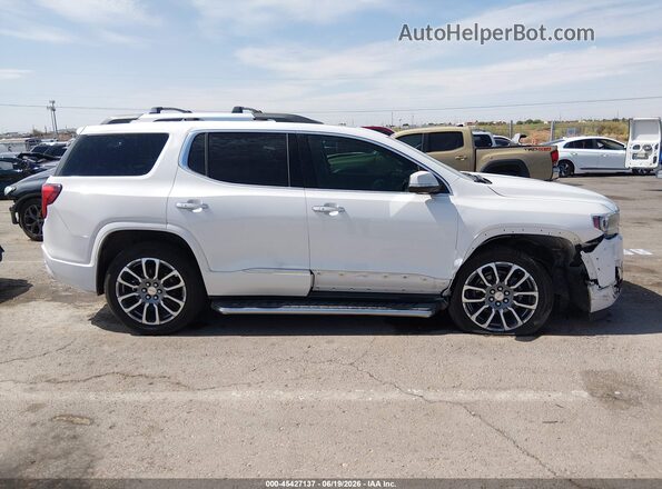 1GKKNPLS8MZ147981 2021 GMC ACADIA White Rear interior view