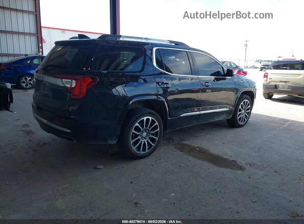 1GKKNPLS8NZ100063 2022 GMC ACADIA Черный Задняя правая четверть