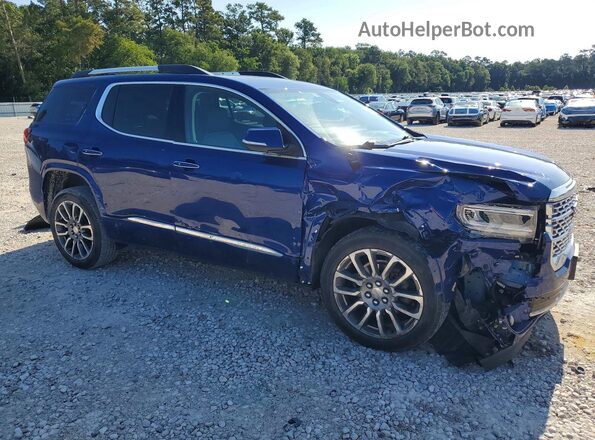 1GKKNPLS9PZ229822 2023 GMC ACADIA Blue Przód prawy