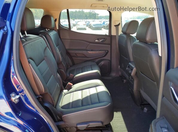 1GKKNPLS9PZ229822 2023 GMC ACADIA Blue Widok wnętrza z tyłu
