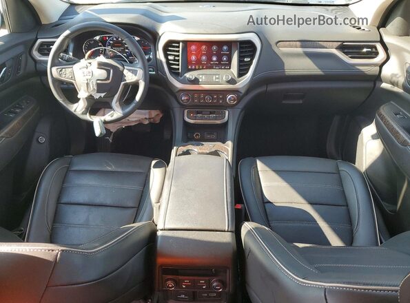 1GKKNPLS9PZ229822 2023 GMC ACADIA Blue Widok deski rozdzielczej